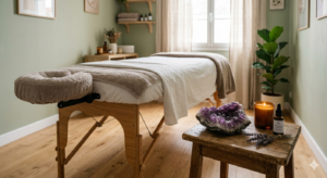 amethyste et massage shiatsu