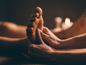 Massage pied shiatsu