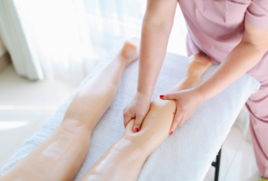 massage lymphatique jambes
